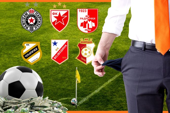 Superliga, klubovi, prelazni rok, novac ,trošenje