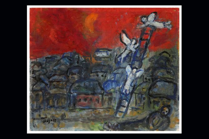 Jacob's Ladder Marc Chagall,  Jakovljeve merdevine, Mark Šagal