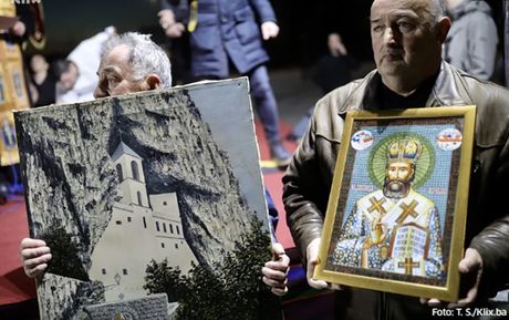 Protest podrske srpskoj pravoslavnoj crkvi