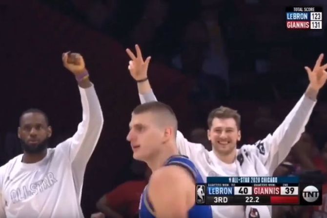 Nikola Jokić, Luka Dončić, Lebron Džejms