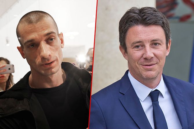 Pyotr Pavlensky rus ruski umetnik, Benjamin Griveaux  Benžamen Grivo