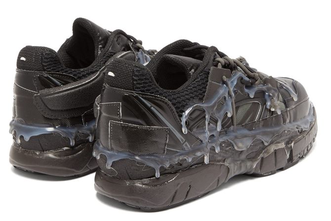 Maison Margiela, Fusion Leather and Mesh Sneakers Maison Margiela, Fusion Leather and Mesh Sneakers