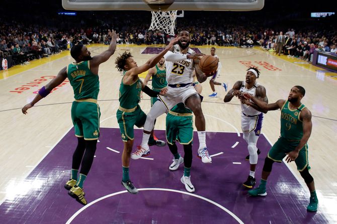 Celtics Lakers Basketball