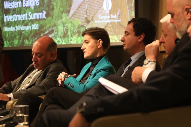 Ana Brnabić, Vlada Srbije, London, Zapadni Balkan