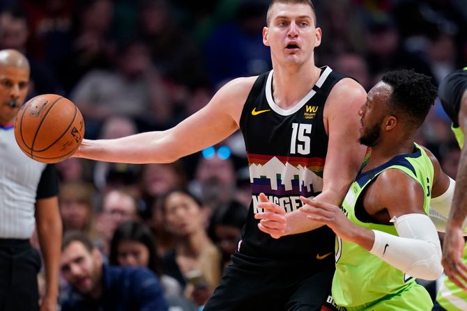 Timberwolves Nuggets Basketball Timberwolves Nuggets Basketball