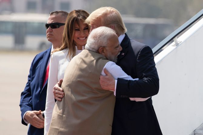 Donald Tramp, Indija