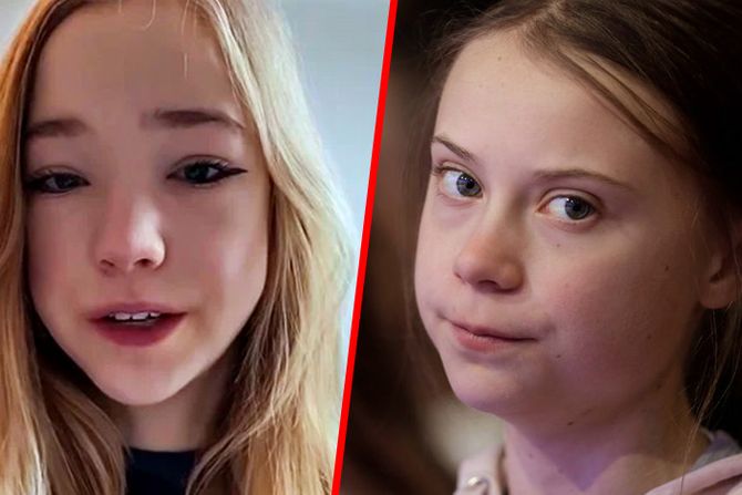 Naomi Seibt i Greta Thunberg