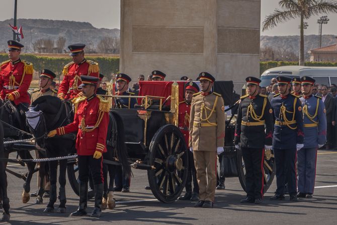 Hosni Mubarak, sahrana