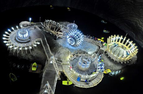 Rudnik soli, Rumunija, Salt Mine Salina Turda in Romania