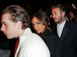 Brooklyn Beckham, Victoria Beckham and David Beckham