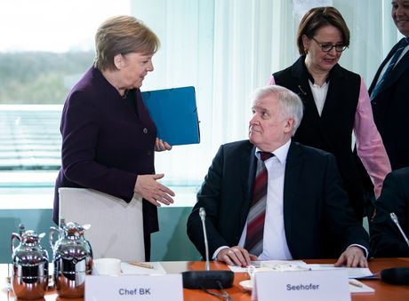 Angela Merkel Horst Seehofer Angela Merkel Horst Seehofer