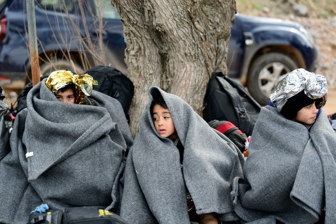 Deca Migranti Grčak Turska, Greece Turkey Migrants