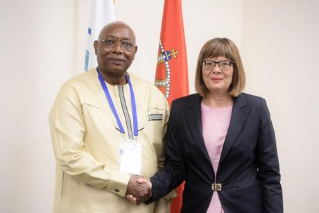 Predsednica Skupštine Maja Gojković i predsednik Parlamentra Sijera Leonea