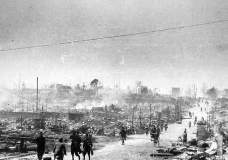 Bombardovanje Tokija Tokio Japan Bombardovanje Tokija Tokio Japan
