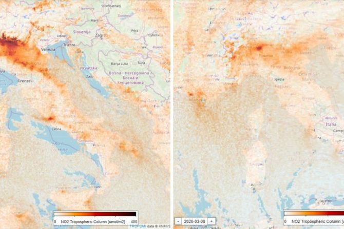 Italija vazduh korona virus