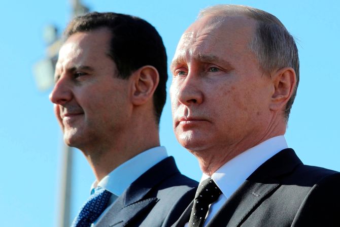 Syria Nine Years , Bašar Asad i Vladimir Putin