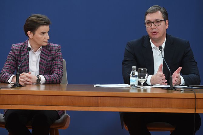 Ana Brnabic, Aleksandar Vucic