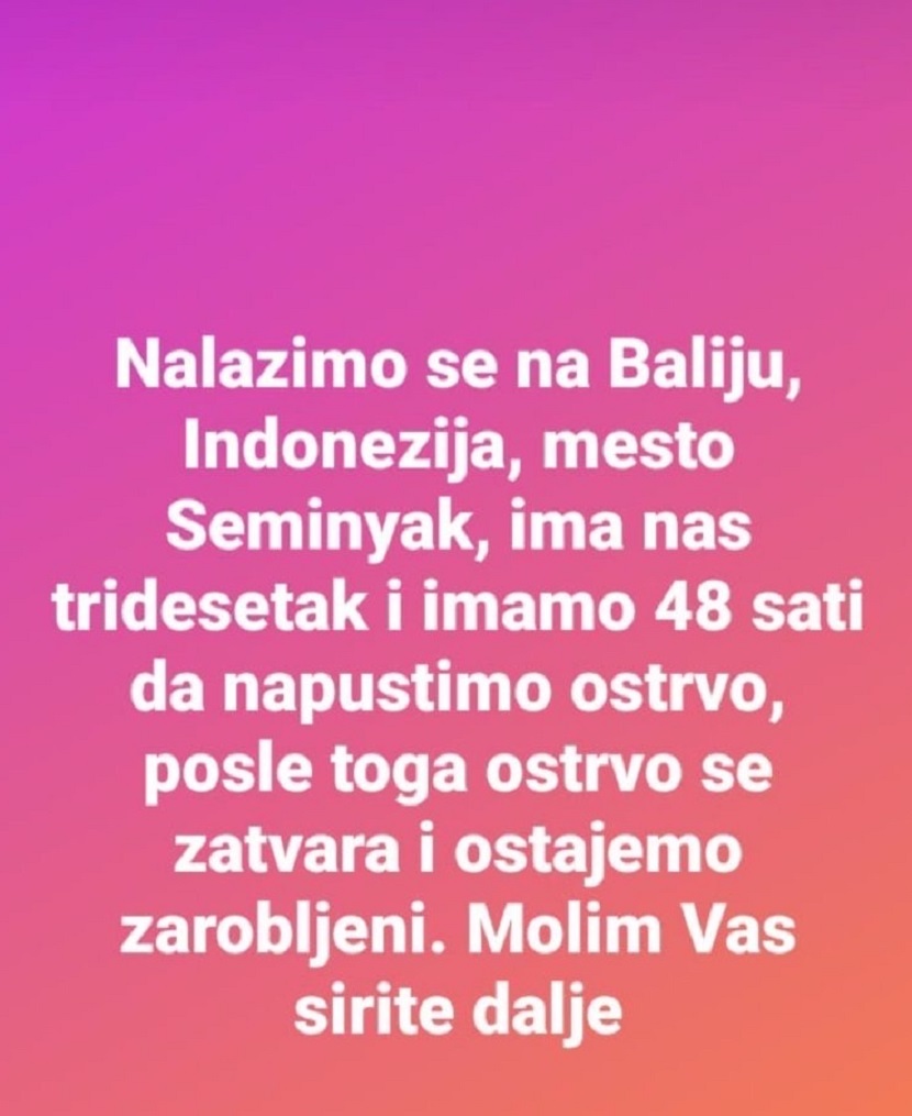 Bali Indonezija Srbi