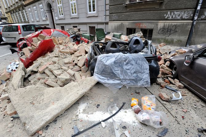 HRVATSKA ZEMLJOTRES ZAGREB, Croatia Earthquake