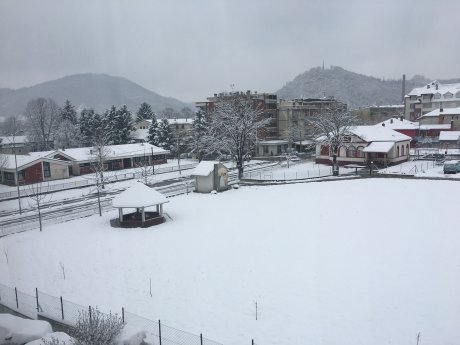 Grdelica, sneg, Srbija Grdelica, sneg, Srbija
