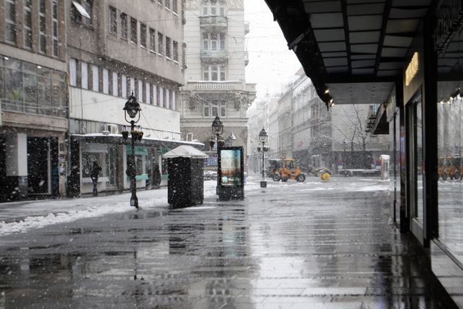 Beograd, SRBIJA VREME SNEG