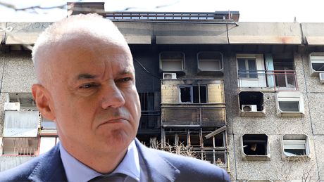 Zoran Radojičić, požar na Novom Beogradu