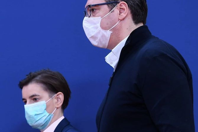 Aleksandar Vucic, Ana Brnabic Aleksandar Vucic, Ana Brnabic
