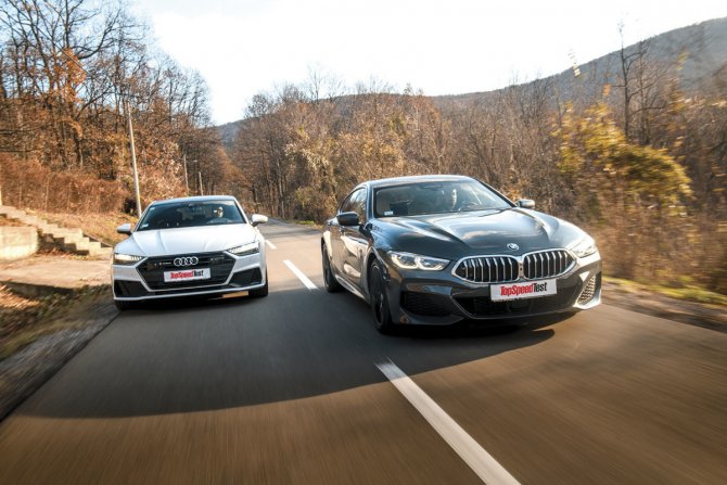 BMW 840d xDrive Gran Coupe vs Audi A7 Sportback 50 TDI quattro