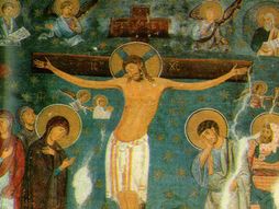 Manastir Studenica, Raspeće Isusa Hrista, Srpsko slikarstvo, Srpsko freskoslikarstvo