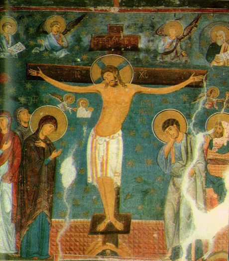 Manastir Studenica, Raspeće Isusa Hrista, Srpsko slikarstvo, Srpsko freskoslikarstvo