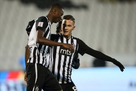 Filip Stevanović, Umar Sadik, FK Partizan Filip Stevanović, Umar Sadik, FK Partizan