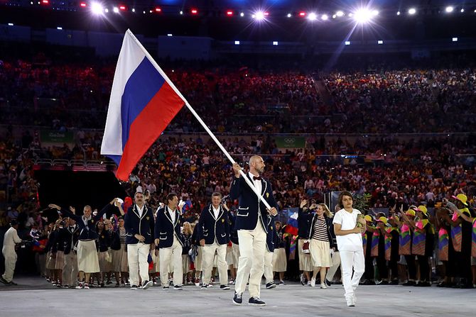 Sergej Tetjuhin, Olimpijske igre, Rusija, zastava