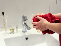 pranje ruku, peškir, brisanje ruku