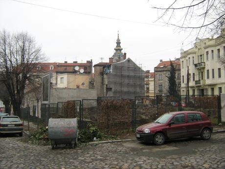 Kosančićev venac, ostaci Narodne biblioteke Srbije