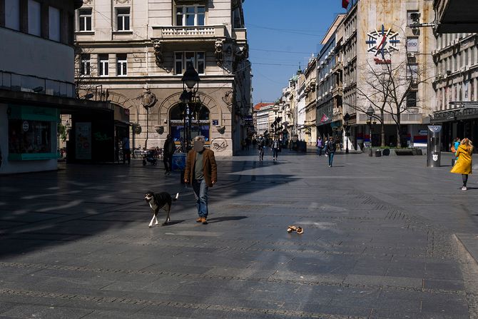 Beograd, ljudi, setnja, ulica