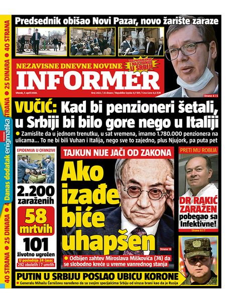 Prelistavanje informer Prelistavanje informer