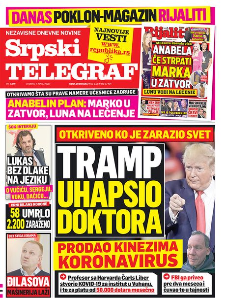 Prelistavanje srpski telegraf Prelistavanje srpski telegraf