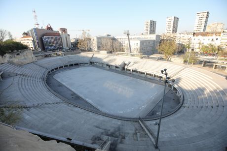 Park Tašmajdan, stadion