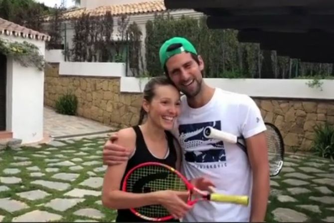 Novak i Jelena Đokovića