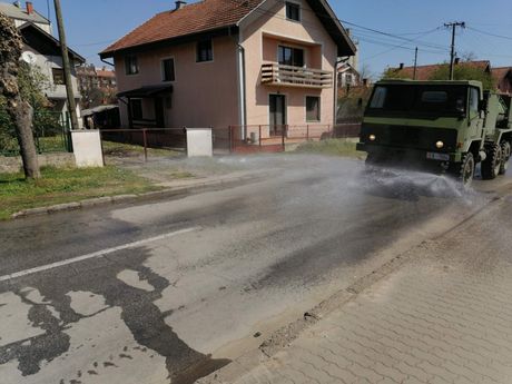 Jedinice atomsko-biolosko-hemijske odbrane (ABHO) Vojske Srbije, dezinfekcija, koronavirus Jedinice atomsko-biolosko-hemijske odbrane (ABHO) Vojske Srbije, dezinfekcija, koronavirus