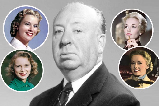 Alfred Hitchcock, Alfred Hičkok, Grace Kelly, Janet Leigh, Tippi Hedren, Vera Miles