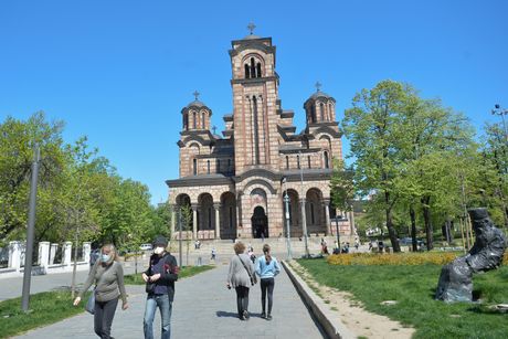 Veliki petak, Vernici, Crkva Svetog Marka, Beograd