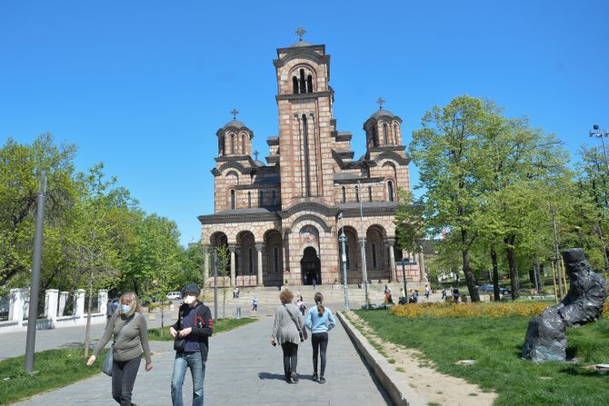 Veliki petak, Vernici, Crkva Svetog Marka, Beograd