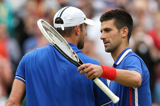 Endi Rodik, Novak Đoković