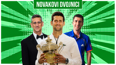 Novak Djokovic, Novakovi dvojnici