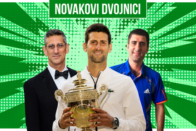 Novak Djokovic, Novakovi dvojnici