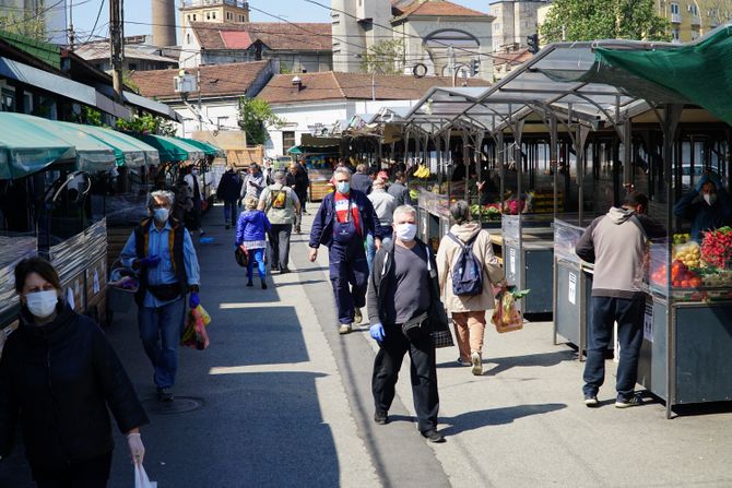 BEOGRAD PIJACE OTVARANJE BAJLONIJEVA PIJACA