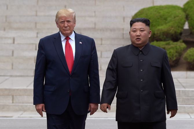 Kim Džong Un Donald Tramp