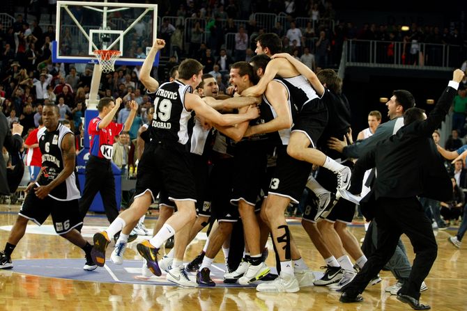 KK Partizan, Cibona, 2010. godine