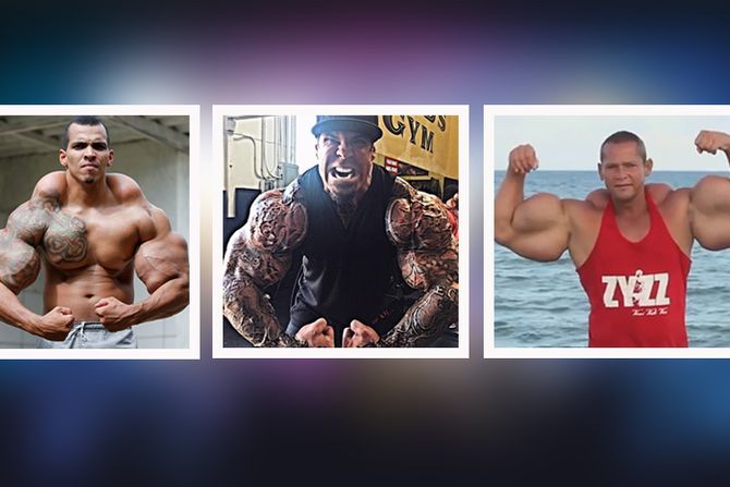 Romario Dos Santos Alves, Rich Piana, Arlindo de Souza